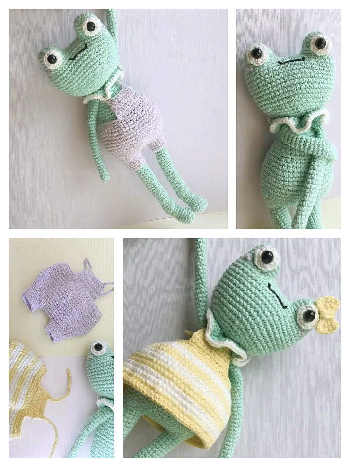 frog sweater crochet