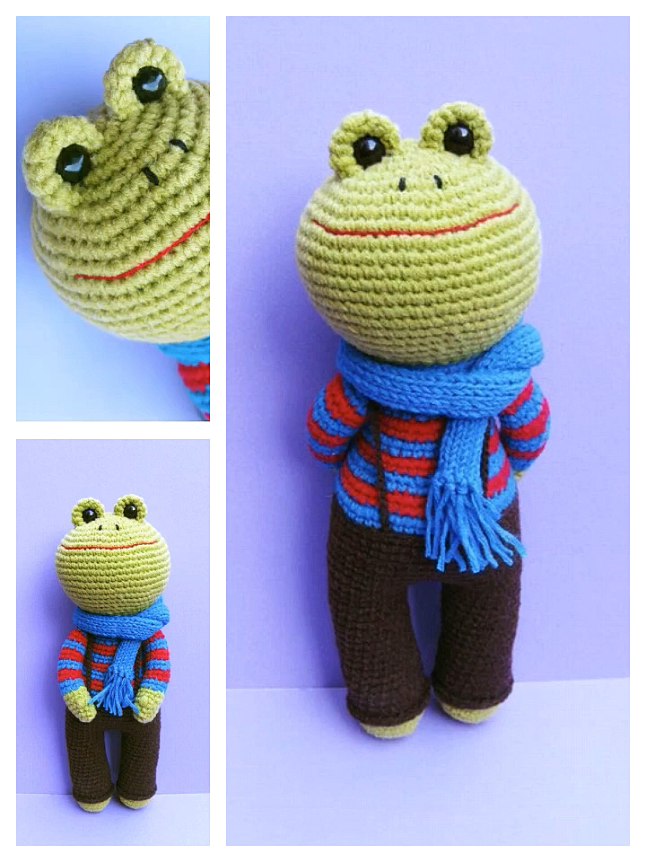 frog sweater crochet