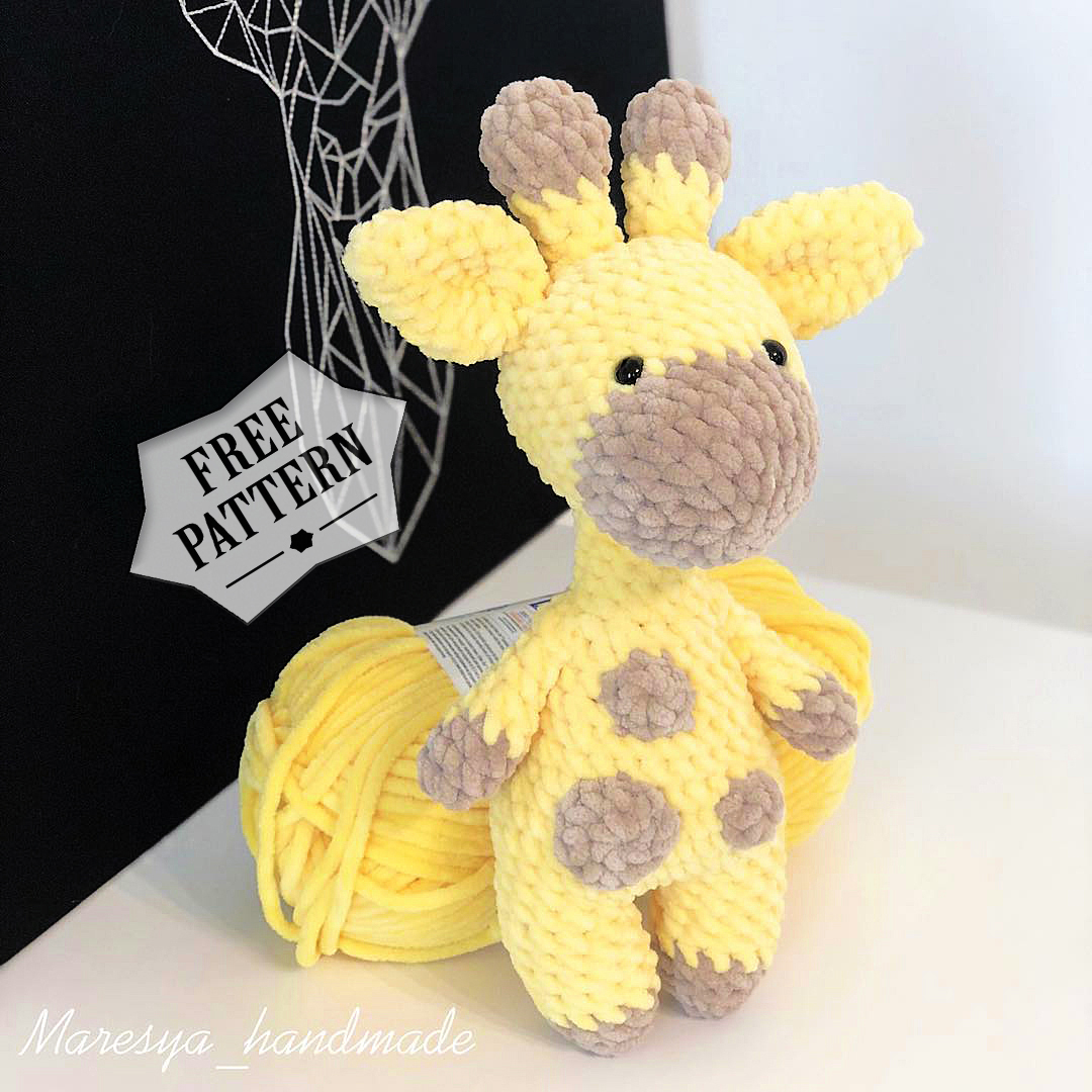Amigurumi Plush Giraffe Free Pattern - Always Free Amigurumi