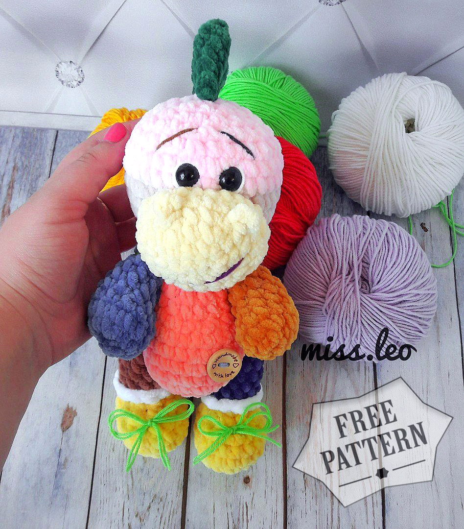 Amigurumi Plush Dinosaur Free Pattern - Always Free Amigurumi