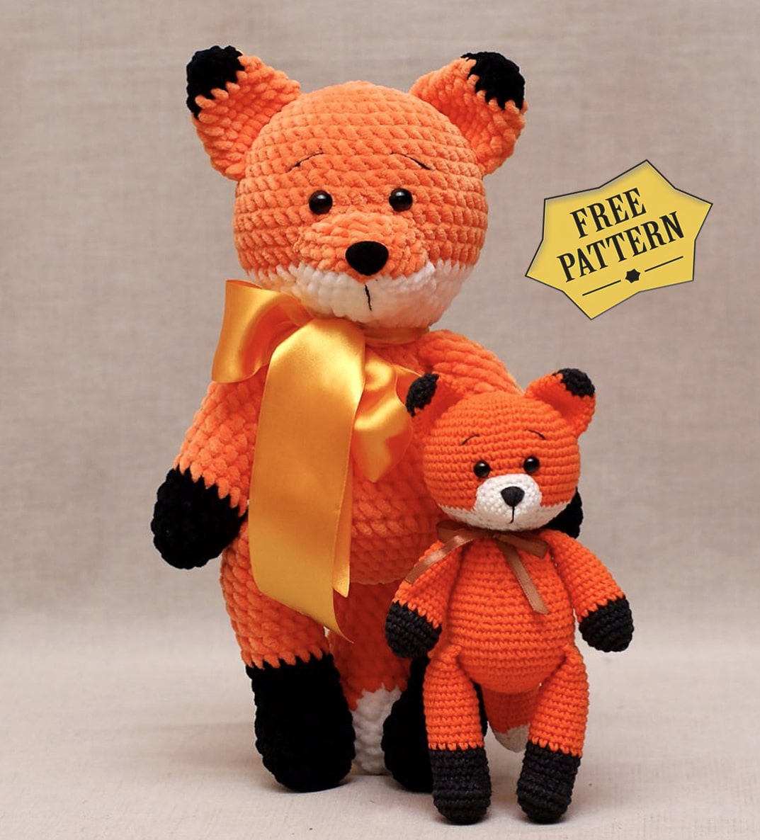 Amigurumi Plush Fox Crochet Free Pattern Always Free Amigurumi