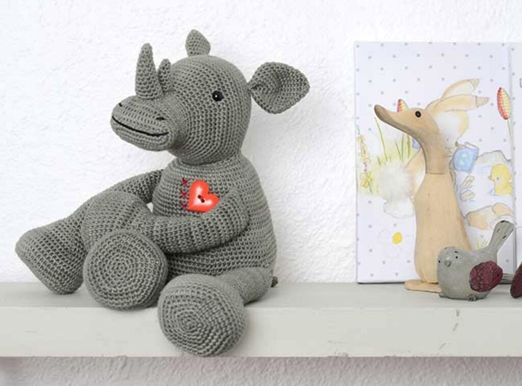 Crochet Rhino - Free Amigurumi Pattern • Craft Passion