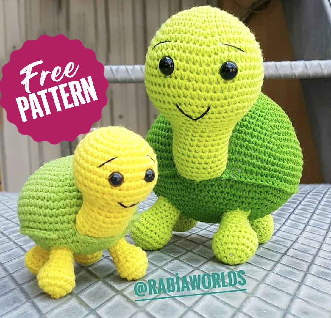 Plush Turtle Free Crochet Pattern! – Abigurumii