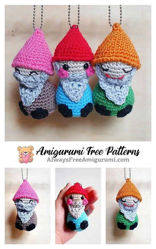 Crochet Dog Keychain Amigurumi PDF Free Pattern - Lovelycraft