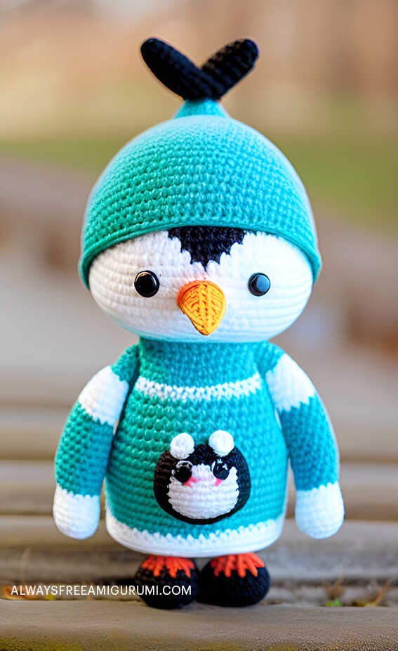 Amigurumi Christmas Penguin Crochet Free Pattern - Always Free