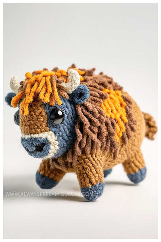 Leisure Arts Amigurumi Bison EPattern - Leisure Arts