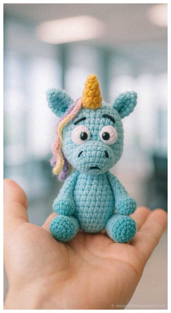 Magical amigurumi unicorn design with a stars-and-clouds theme, a dreamy Quick to Make Amigurumi project.