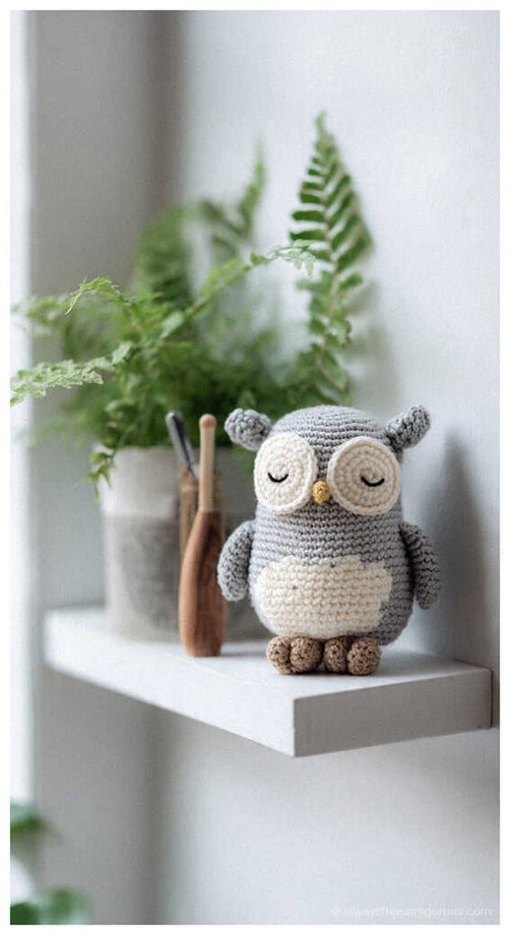 Free Baby Owl Project: Comprehensive crochet guide with clear instructions for hobbyists. This creative preview is an artistic representation of the owl; please follow the link to access the authentic free pattern and tutorial.
