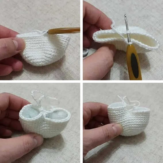 chicken amigurumi body crochet part free pattern step process handmade toy